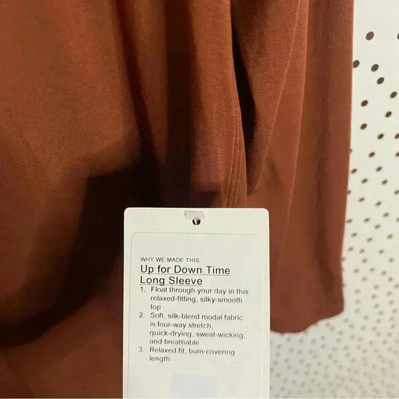 Lululemon Up for Down Time Long Sleeve NWT - Picture 3 of 7